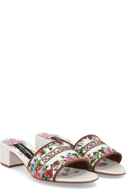 Dolce 
Gabbana Sandal With Embroidery