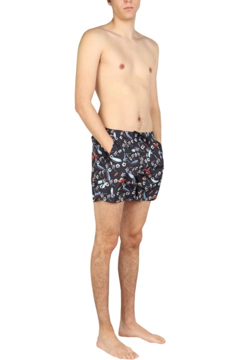 Swimwear for Men Marcelo Burlon "feathers" Swimsuit