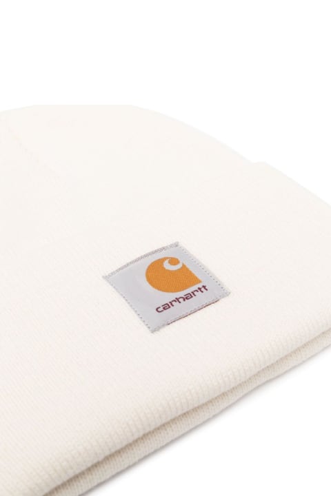 Carhartt Accessories for Men Carhartt Cream White Beanie