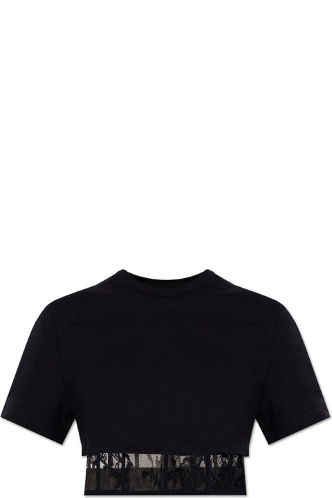 Alexander McQueen Topwear for Women Alexander McQueen Two-layered Corset T-shirt