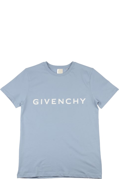 ボーイズのセール Givenchy Logo Print Regular T-shirt