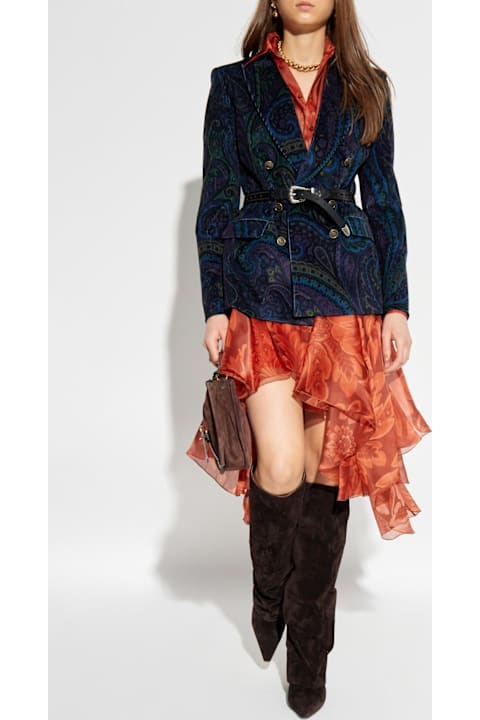 Homeware Etro Etro Silk Asymmetrical Skirt