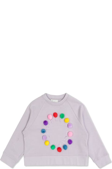 Stella McCartney Kids Stella McCartney Kids Stella Mccartney Kids Sweatshirt With Colorful Pompoms