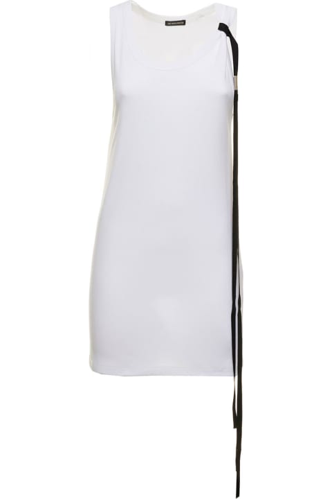 Ann Demeulemeester Topwear for Women Ann Demeulemeester Ann Demeulemeester Woman's Seva White Cotton Tank Top
