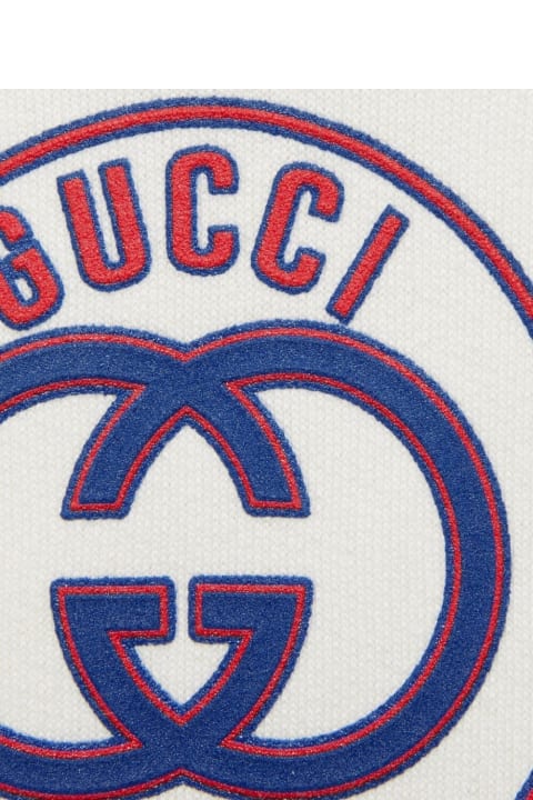 Gucciのボーイズ Gucci Sweatshirt Felted Cotton Jersey