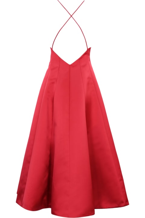 Fashion for Women Philosophy di Lorenzo Serafini Long Red Duchess Dress