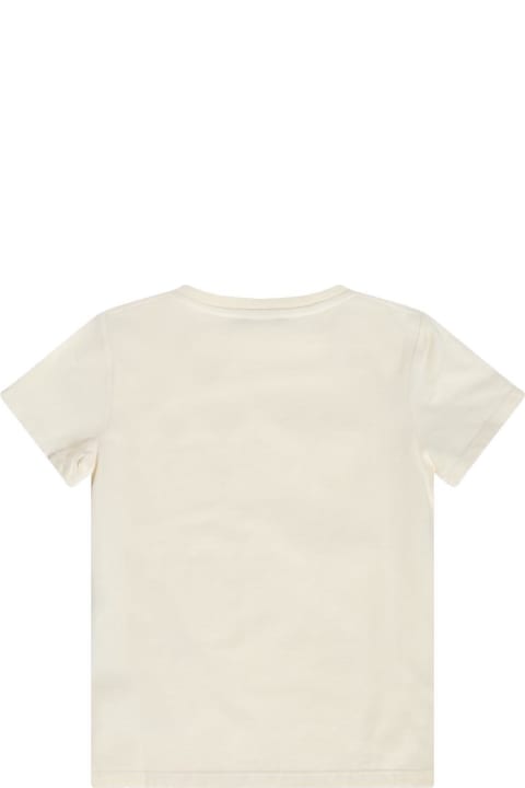 Gucci T-Shirts & Polo Shirts for Girls Gucci Apple Logo Printed Crewneck T-shirt