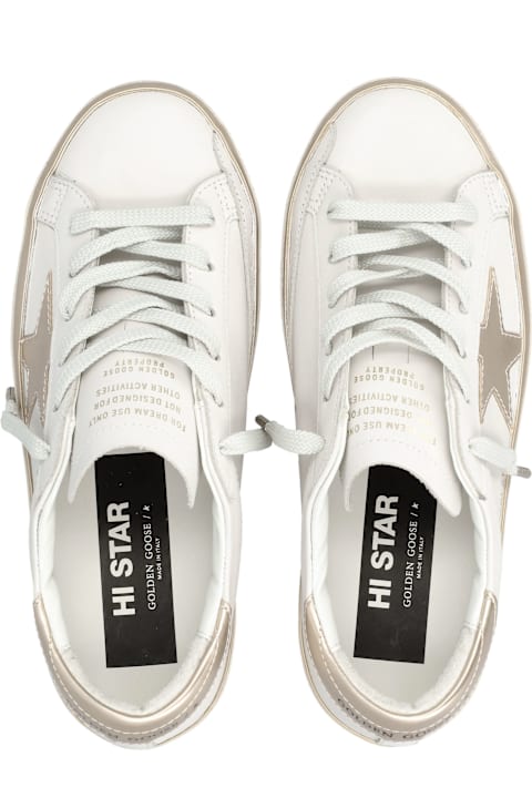 Homeware Golden Goose Golden Goose Hi Star White Sneakers