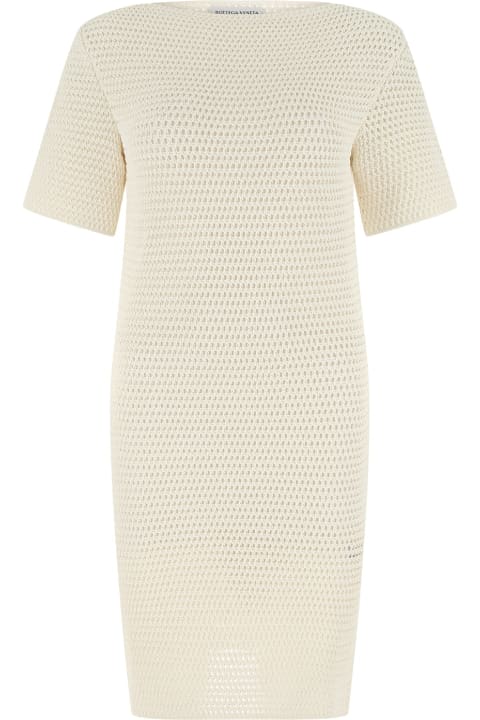 Dresses Sale for Women Bottega Veneta Ivory Crochet Dress