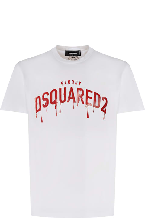 Dsquared2 Topwear for Men Dsquared2 T-shirt Dsquared2 "bloody" Made Of Cotton