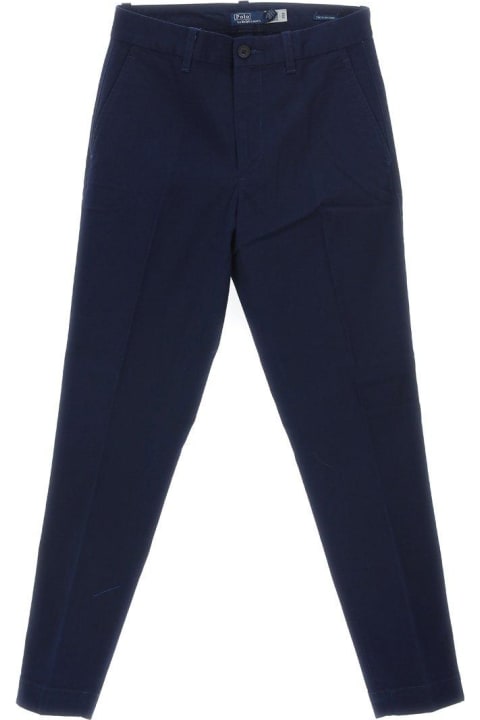 High-waist Slim-fit Cropped Trousers