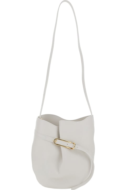 Little Liffner Bags for Women Little Liffner White Crossbody Bag With Single Shoulder Strap And Buckle Closure In Leather Woman