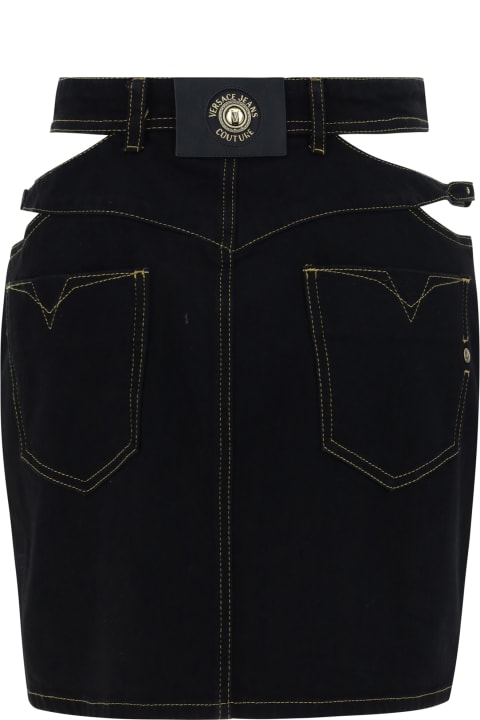 Versace Jeans Couture for Women Versace Jeans Couture Baroque Mini Skirt