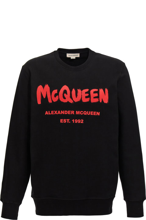 Fleeces & Tracksuits for Men Alexander McQueen 'graffiti' Sweatshirt