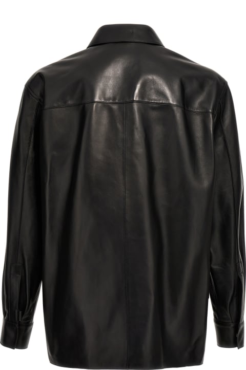 メンズ Loeweのシャツ Loewe 'anagram' Leather Shirt