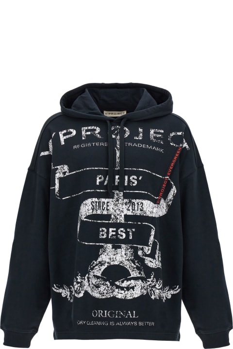 Y/Project سترات صوف وبدل رياضية لـ القسم الرجالي Y/Project 'evergreen Paris Best Pinched' Hoodie