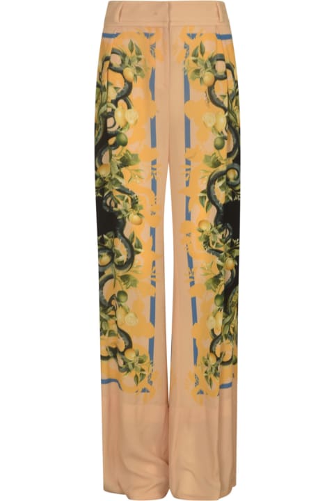 Fashion for Women Roberto Cavalli Printed Long Trousers
