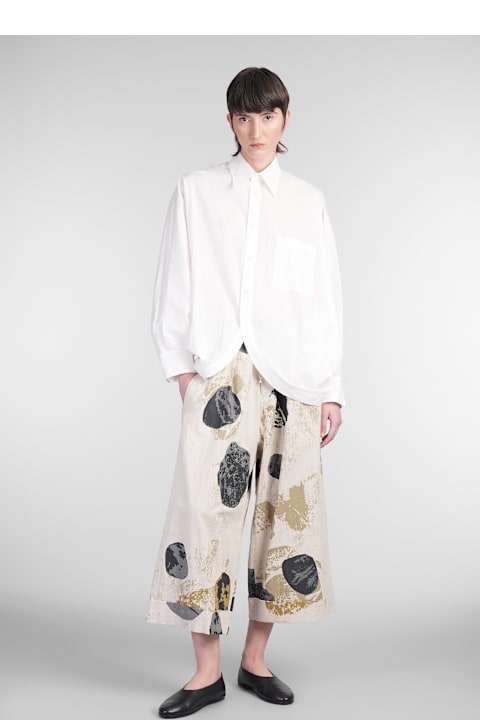 Yohji Yamamoto for Women Yohji Yamamoto Pants In Beige Cotton