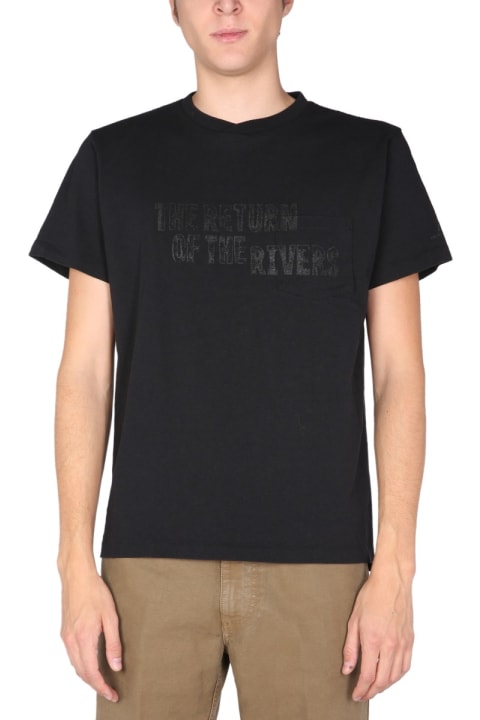 Engineered Garments Topwear for Men Engineered Garments Printed T-shirt