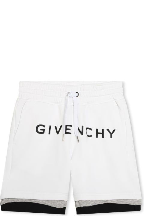 Givenchy Sale for Kids Givenchy Bermuda Con Stampa