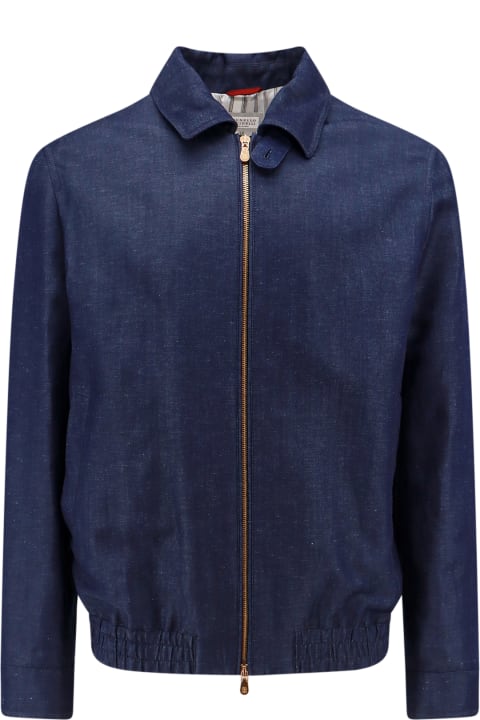 Coats & Jackets for Men Brunello Cucinelli Wool And Linen Jacket