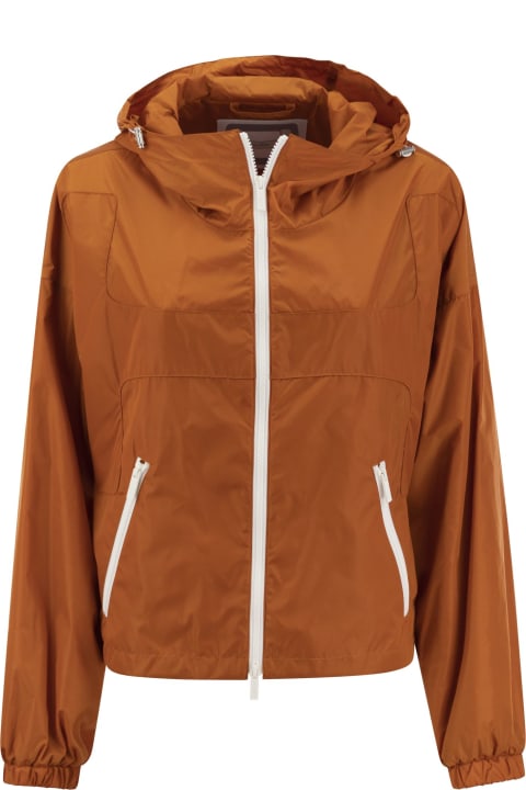 Hogan Coats & Jackets for Women Hogan Short Hooded Windbreaker
