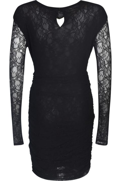 Fashion for Women Philosophy di Lorenzo Serafini Lace Sleeve Cut-out Detail Slim Dress