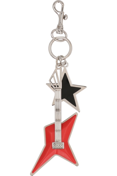 Homeware Versace Silver-tone Metal Key Ring And Clasp