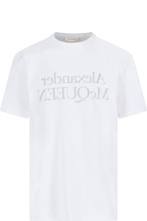 Homeware Alexander McQueen Reflective Logo Printed T-shirt