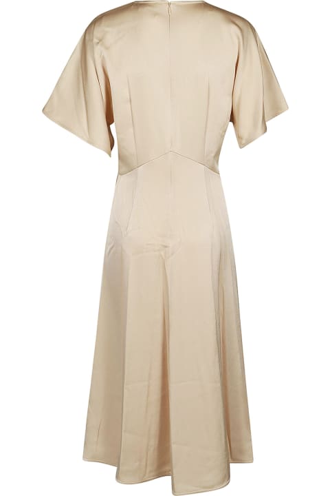 Fashion for Women Michael Kors Flutter Short Sleeve Midi Dress