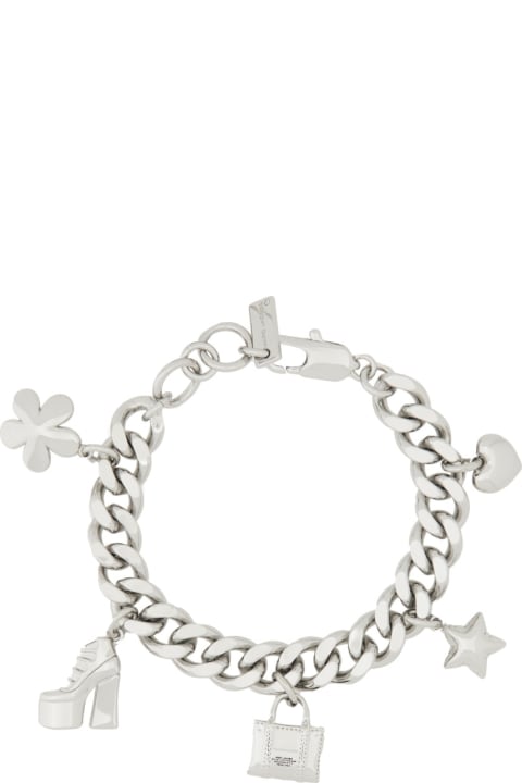 ウィメンズ Marc Jacobsのジュエリー Marc Jacobs "the Mini Icon Charm" Chain Bracelet