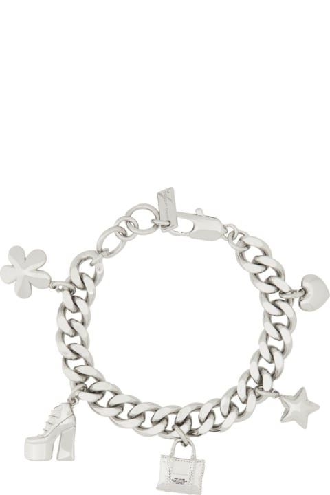 Marc Jacobs Jewelry for Women Marc Jacobs The Mini Icon Charm Chain Bracelet