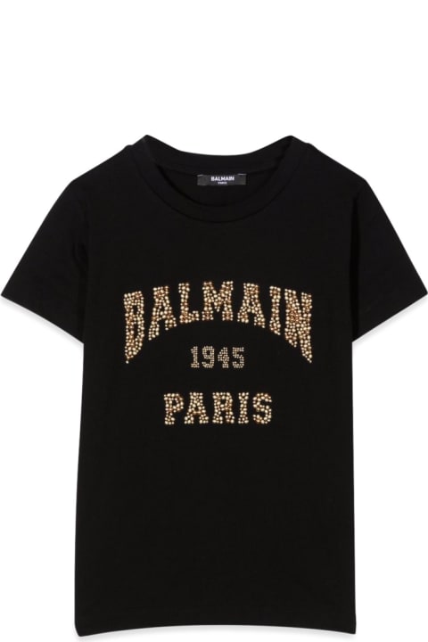 Sale for Kids Balmain T-shirt With Logo