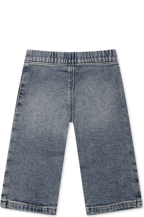 Homeware Diesel Blue Jeans For Baby Girl With Logo