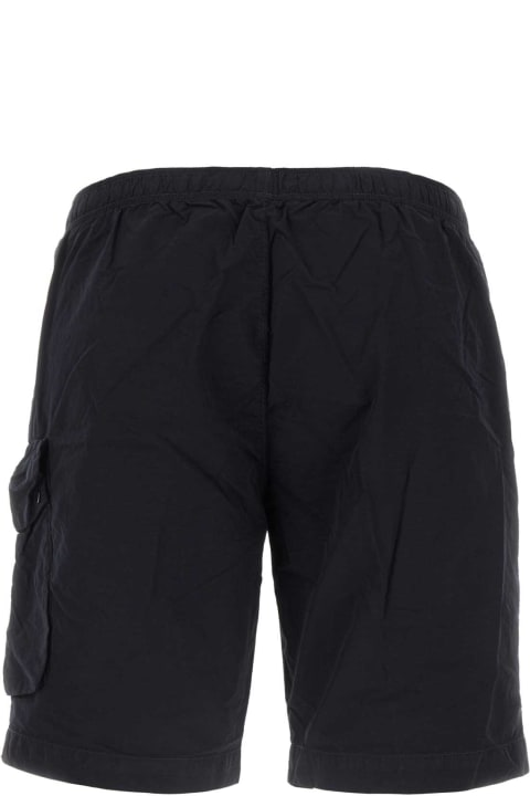 C.P. Company Pants for Men C.P. Company Midnight Blue Nylon Swimming Shorts