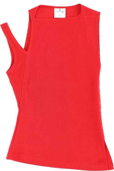 Courrèges for Kids Courrèges "oblique 90's" Top