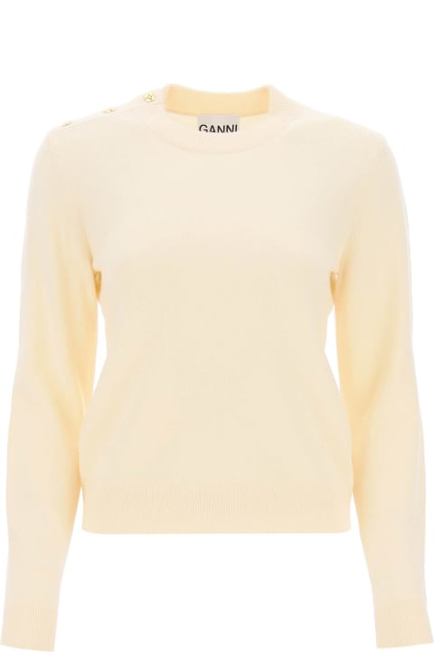 Sweaters for Women Ganni O-neck Shirt