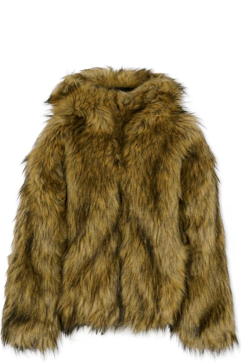 Homeware Diesel Brown Faux Fur Coat For Girl