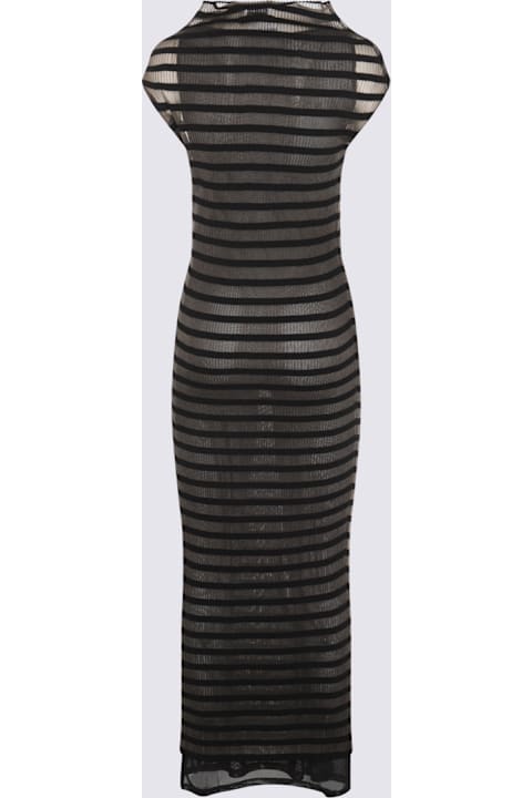 Jean Paul Gaultier Dresses for Women Jean Paul Gaultier Black Viscose Maxi Dress
