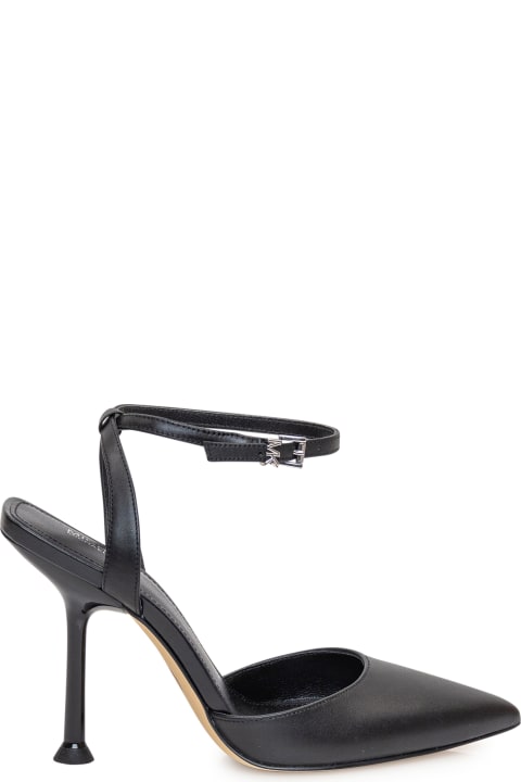 High-Heeled Shoes for Women MICHAEL Michael Kors Black Leather Imani Sandals