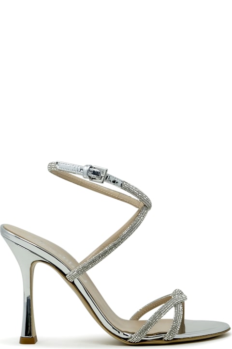 Ninalilou Shoes for Women Ninalilou Ninalilou Leather Sandals With Swarovski