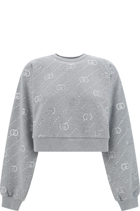 Fleeces & Tracksuits for Women Gucci Gg Crop Sweatshirt