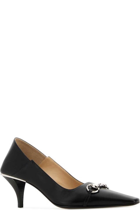 Gucci Black Leather Pumps