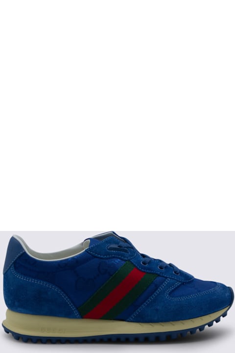 Gucci Indigo Calf Skin Re Motion Skeakers
