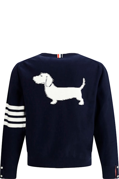 Homeware Thom Browne Cardigan With Iconic Stripes