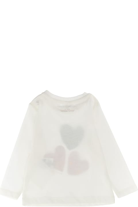 Topwear for Baby Girls Stella McCartney Kids Heart Print T-shirt