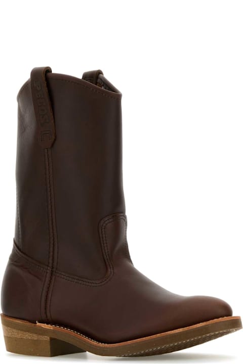 Red Wing Shoes for Men Red Wing Brown Leather Boots