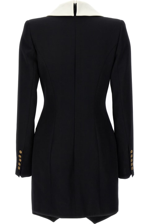 Coats & Jackets for Women Balmain Gold Button Dress