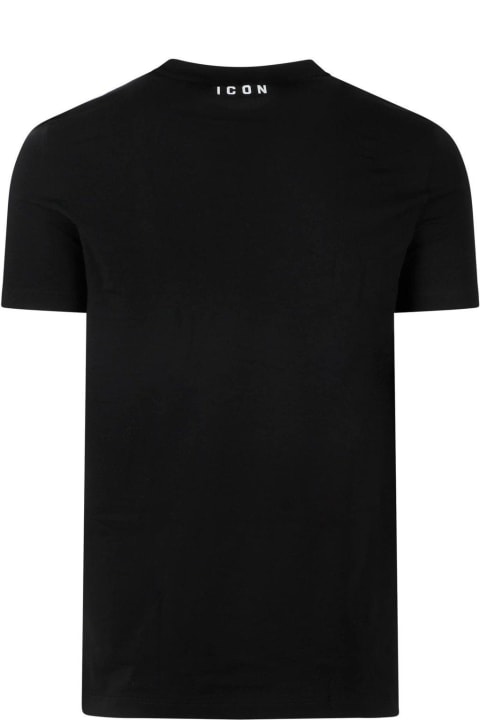 Fashion for Men Dsquared2 Logo-patch Crewneck T-shirt
