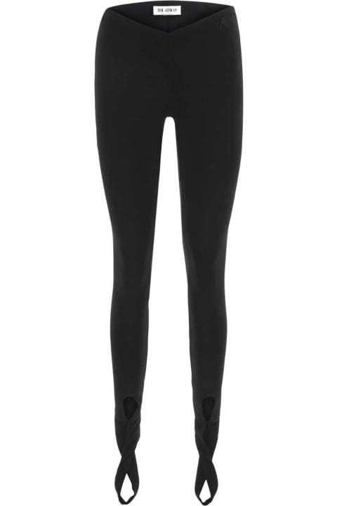Clothing for Women The Attico Black Stretch Rayon Blend Pant